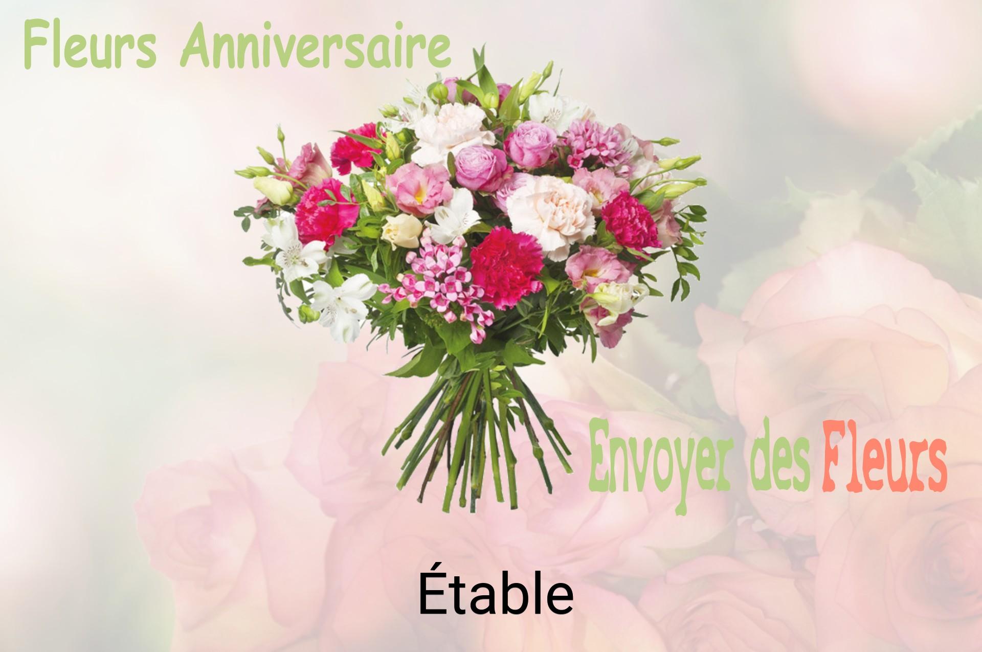 Bouquet de fleurs d’anniversaire livré à Étable